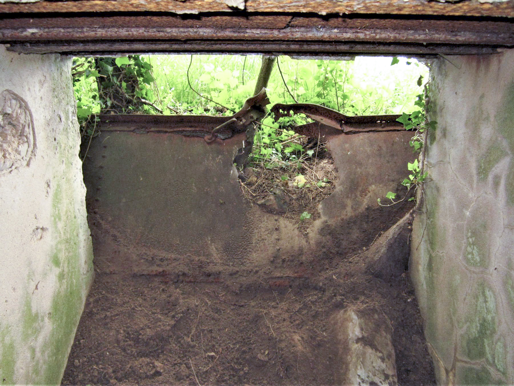 Ligne Maginot - BOIS DE HOFFEN 1 - (Blockhaus pour canon) - Porte étanche de l'entrée du personnel