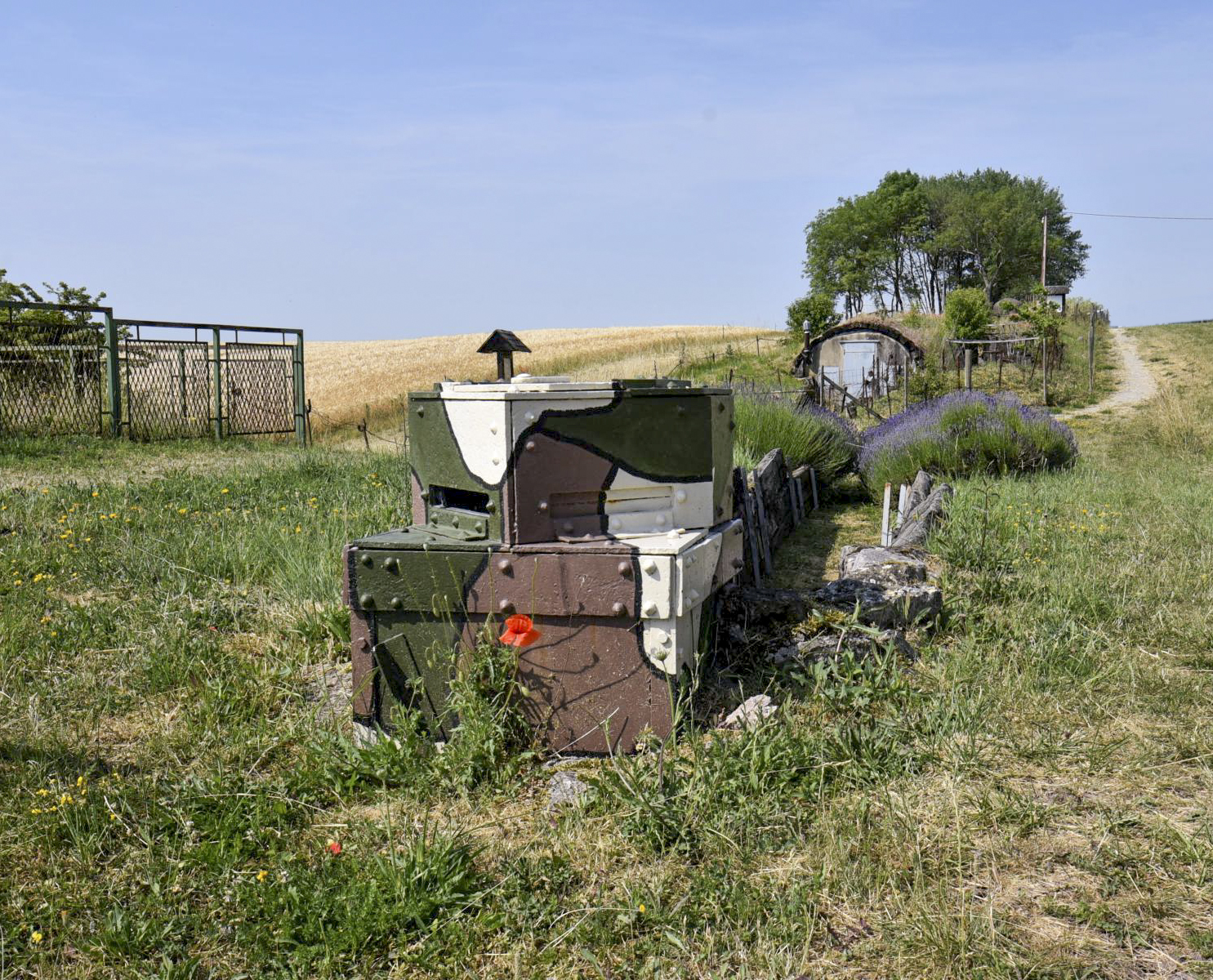 Ligne Maginot - AC1B - MC22 - LA COSTAUDE - (Casemate d'artillerie) - Guérite pentagonale