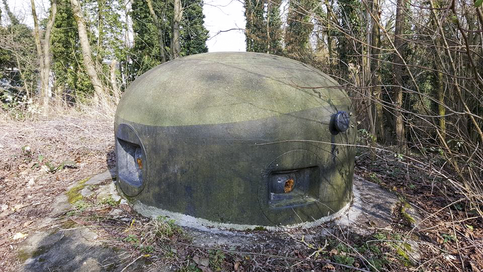 Ligne Maginot - 84 - CHEMIN CREUX - (Casemate d'infanterie - Double) - Cloche GFM type B