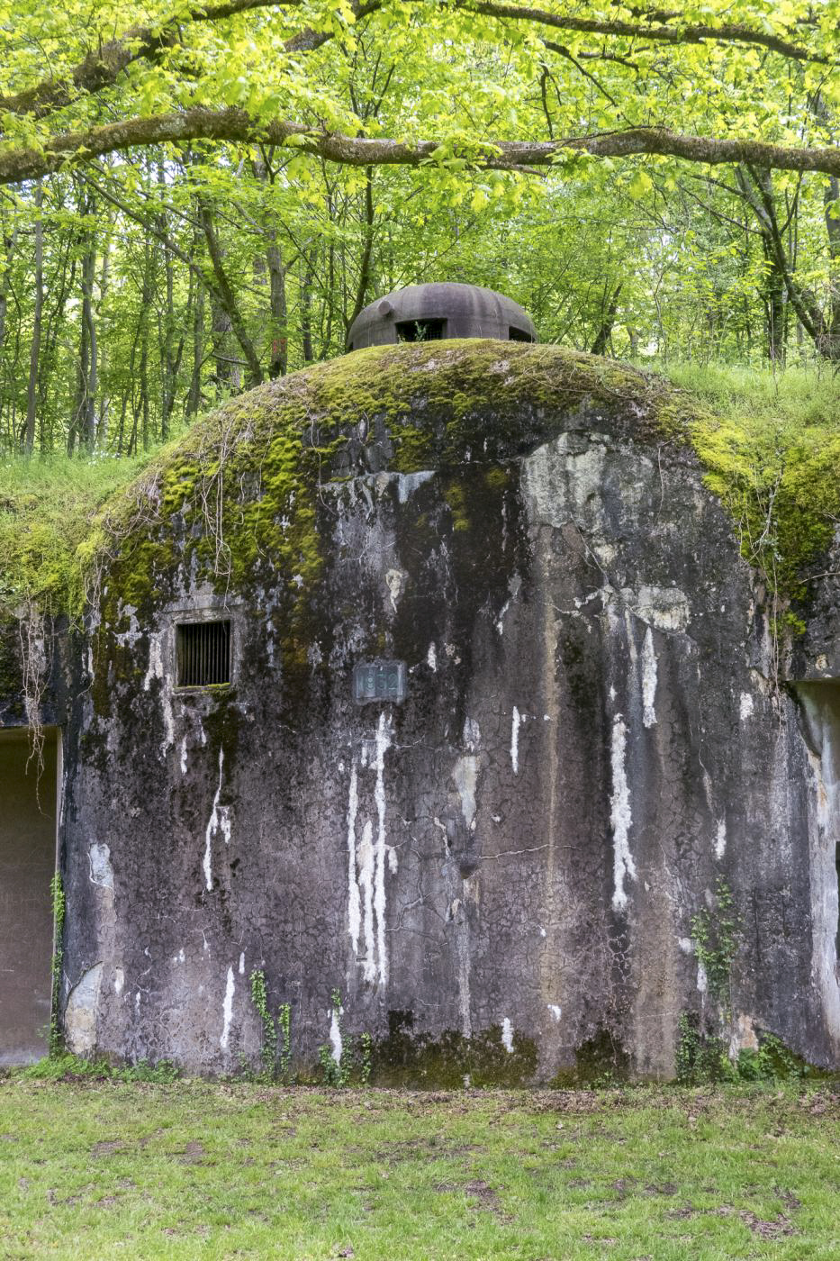 Ligne Maginot - HEIDENBUCKEL - (Abri) - Oreillon central dominé par la cloche GFM