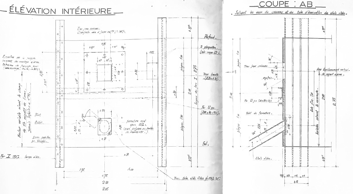 Embrasure Hotchkiss type SFAM