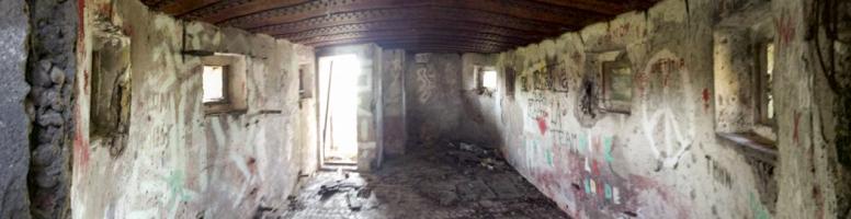 Ligne Maginot - SARRALBE BARRAGE NORD - (Blockhaus pour arme infanterie) - Photo prise du créneau Nord