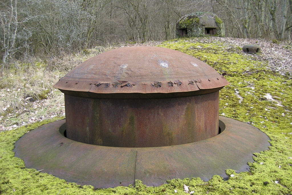 Ligne Maginot - KOBENBUSCH  - A13 - (Ouvrage d'artillerie) - Bloc 1
Tourelle de mitrailleuses en batterie