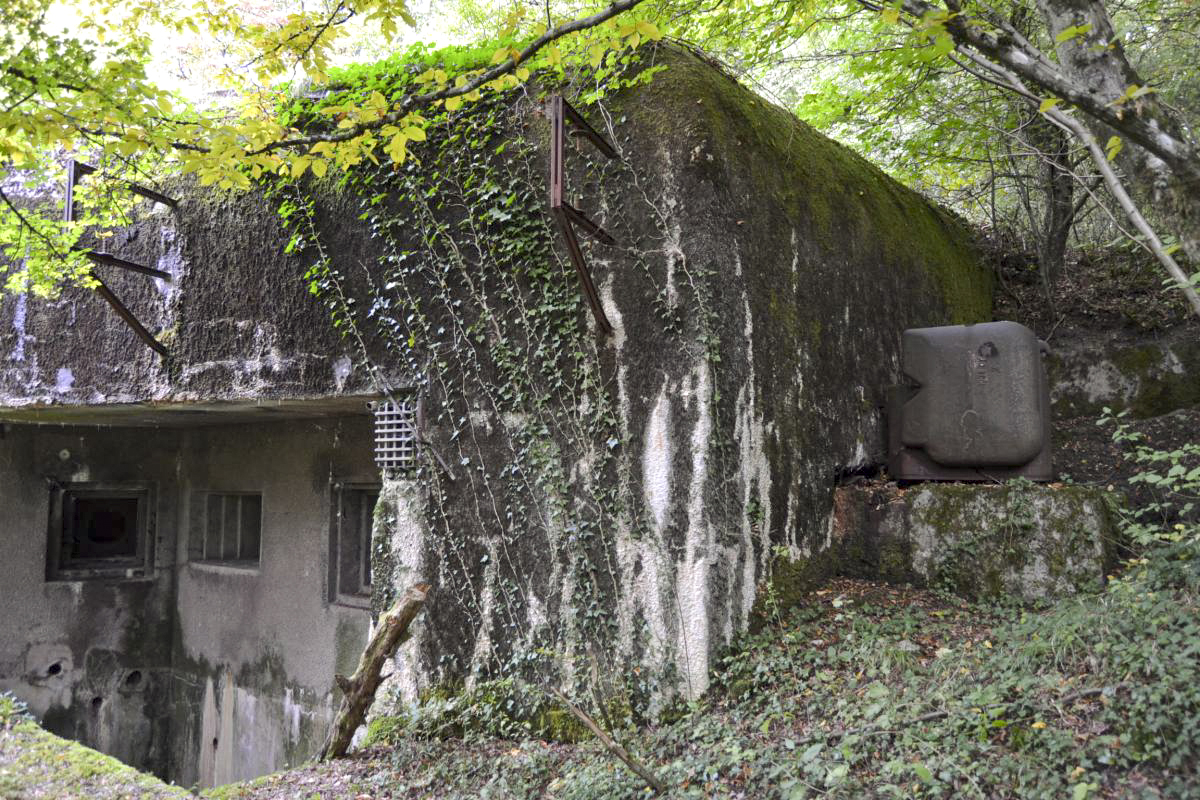 Ligne Maginot - KOBENBUSCH  - A13 - (Ouvrage d'artillerie) - Bloc 2
Façade du bloc