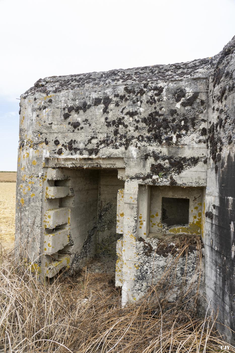 Ligne Maginot - A49 - GLYCINE - (Blockhaus pour canon) - L'entrée des hommes