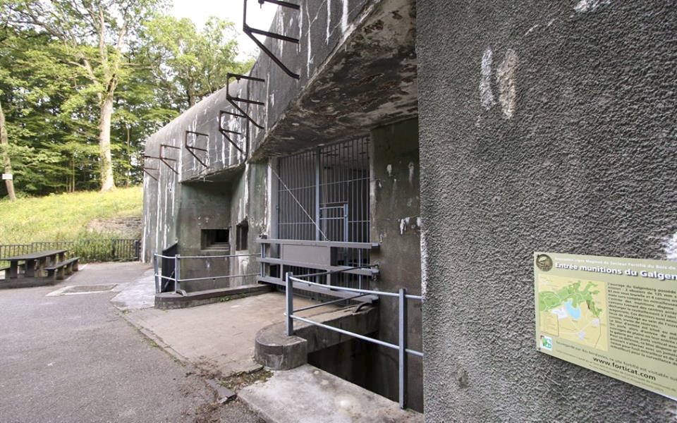 Ligne Maginot - GALGENBERG - A15 - (Ouvrage d'artillerie) - L'entrée munitions