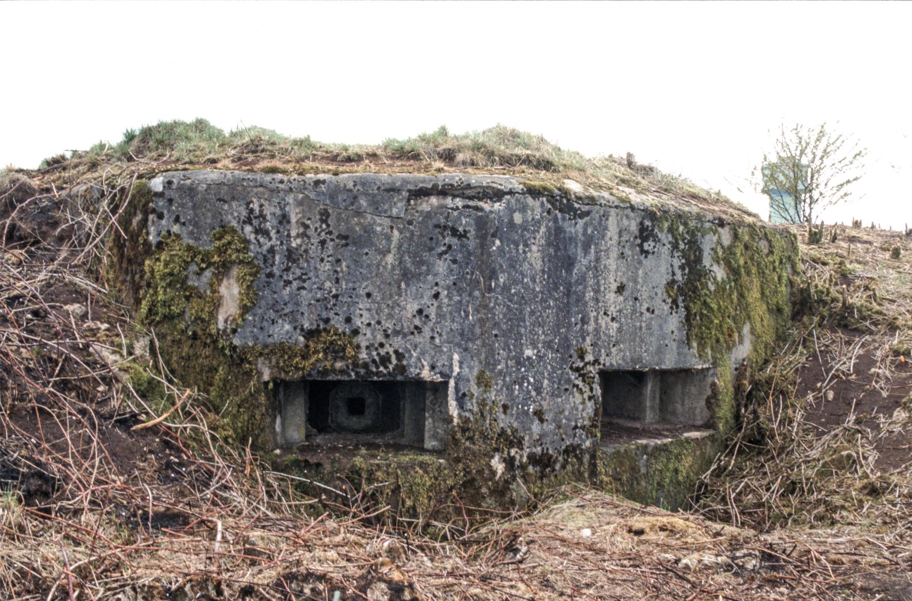 Ligne Maginot - M12B - KNOPP 3 - (Blockhaus pour arme infanterie) - La face avant