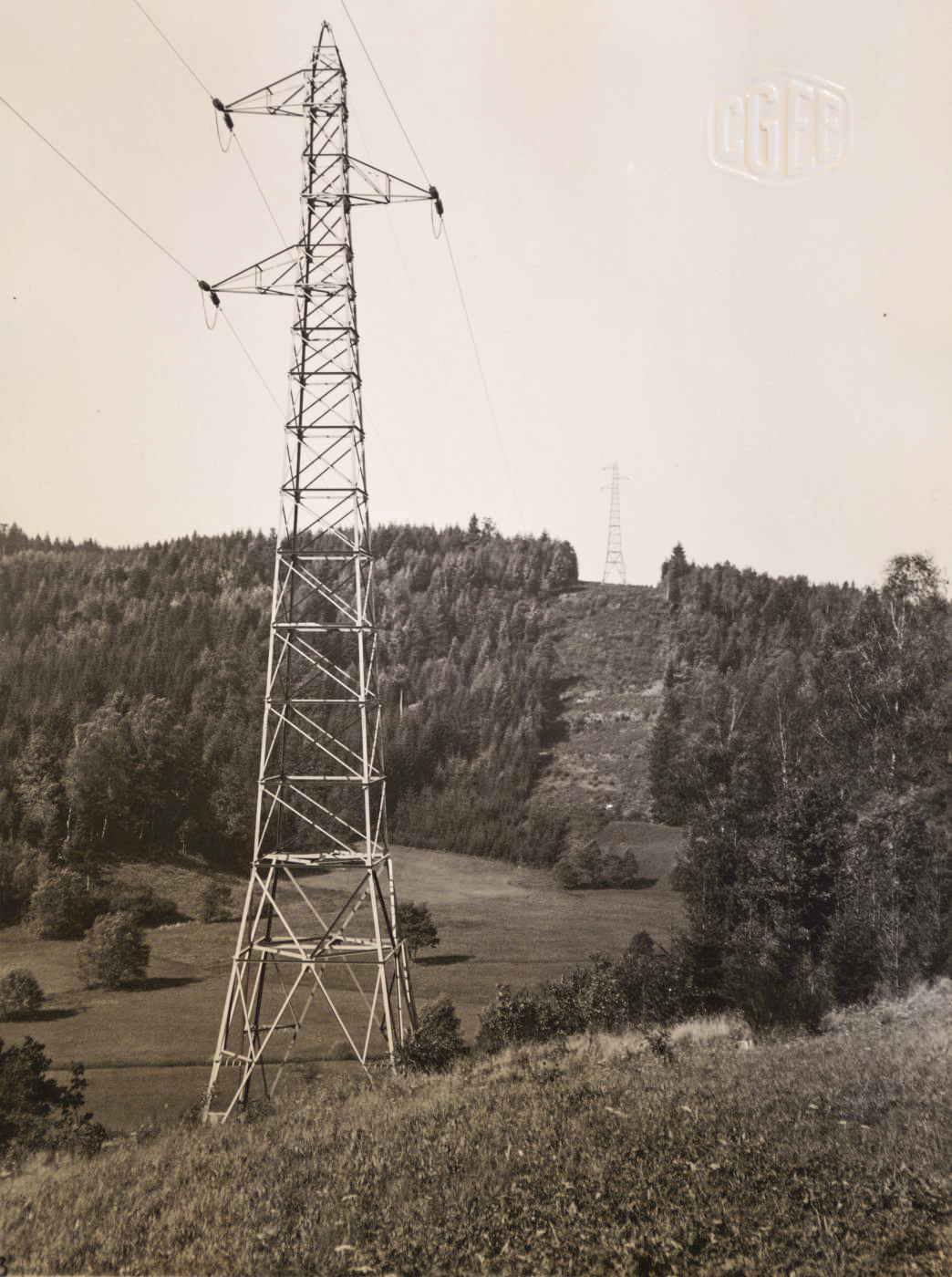 Ligne Maginot - ETIVAL - (Infrastructures électriques) - Ligne CENE 65 KV Etival - Sainte-Blaise