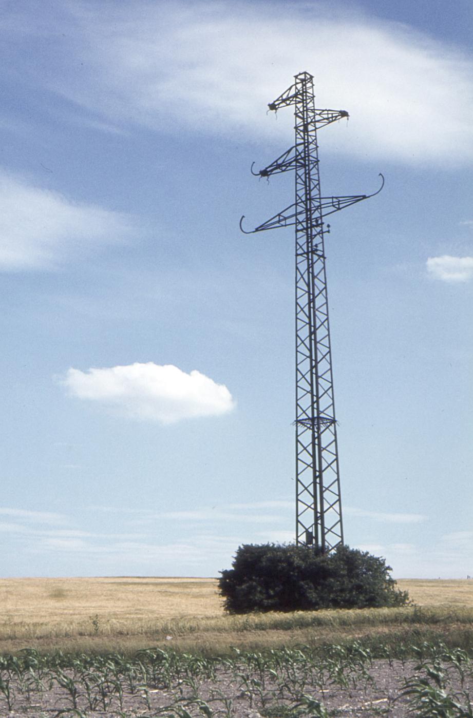 Ligne Maginot - ELEC - RéSEAU ALIMENTATION ELECTRIQUE - INTERCONNEXIONS 65 KV - (RESEAU - Electricité) - Ligne de transport haute tension 65 KV CENE posée par TRINDEL pour l'alimentation des ouvrages par l'arrière 