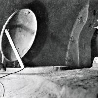 Ligne Maginot - HACKENBERG - A19 - (Ouvrage d'artillerie) - Bloc 10
La tourelle de mortiers de 81 mm
Avant cuirasse, trappe d'accès