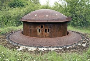 Ligne Maginot - OBERHEIDE - A14 - (Ouvrage d'infanterie) - La tourelle de mitrailleuses