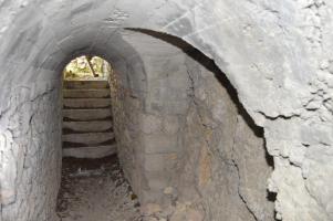 Ligne Maginot - CASTES RUINES 1 - (Observatoire d'infanterie) - Couloir entre les deux tranchées
L'entrée nord