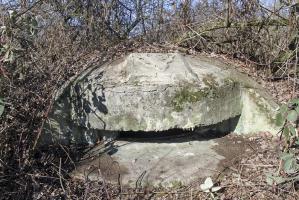 Ligne Maginot - MOULIN DE DESSENHEIM 2 - (Blockhaus pour arme infanterie) - La coupole avec sa plaque du 4ème BCP