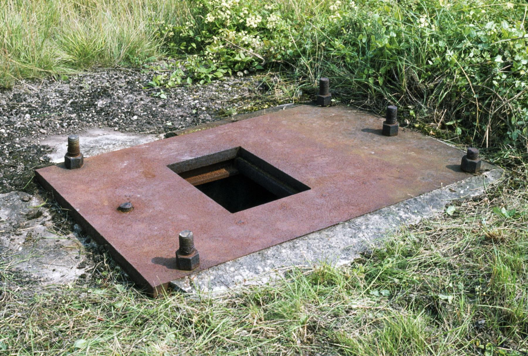 Ligne Maginot - REBBERG 1 - (Observatoire d'artillerie) - Un des plaques de blindage