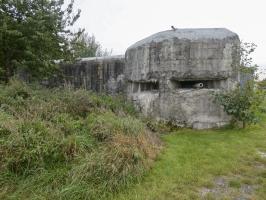 Ligne Maginot - CIMETIERE D'ELESMES - (Blockhaus lourd type STG / STG-FCR - Double) - L'observatoire frontal