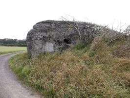 Ligne Maginot - B405 - SUD DE BRUILLE - (Blockhaus pour canon) - Créneau 25 AC percé en 1940