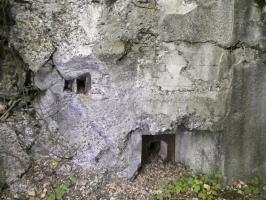 Ligne Maginot - A18 - FORT DE MAULDE OUEST - (Casemate d'artillerie) - Créneau FM