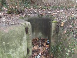 Ligne Maginot - ANNEXE DE FORT UHRICH (II/155° RAP) - (Position d'artillerie préparée) - Une cuve d'observation juste à côté.