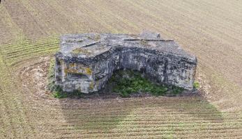 Ligne Maginot - A49 - GLYCINE - (Blockhaus pour canon) - 