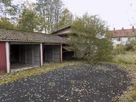 Ligne Maginot - LEMBACH - (Cité Cadres) - Les garages et l'herbe 