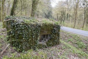 Ligne Maginot - DBO4 - (Blockhaus pour canon) - Vue avant