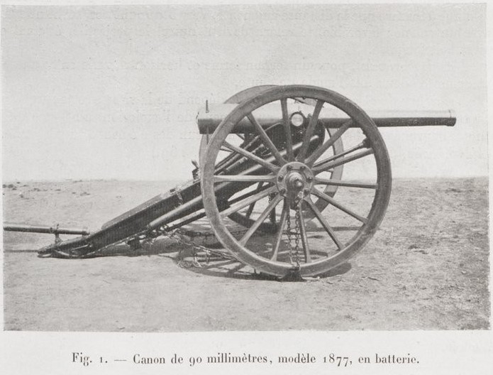 Canon de 90 mm Modèle 1877 De Bange 