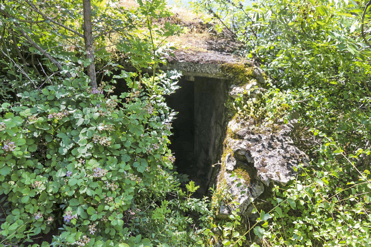 Ligne Maginot - LA PORTE 5 - (Blockhaus pour arme infanterie) - Entrée