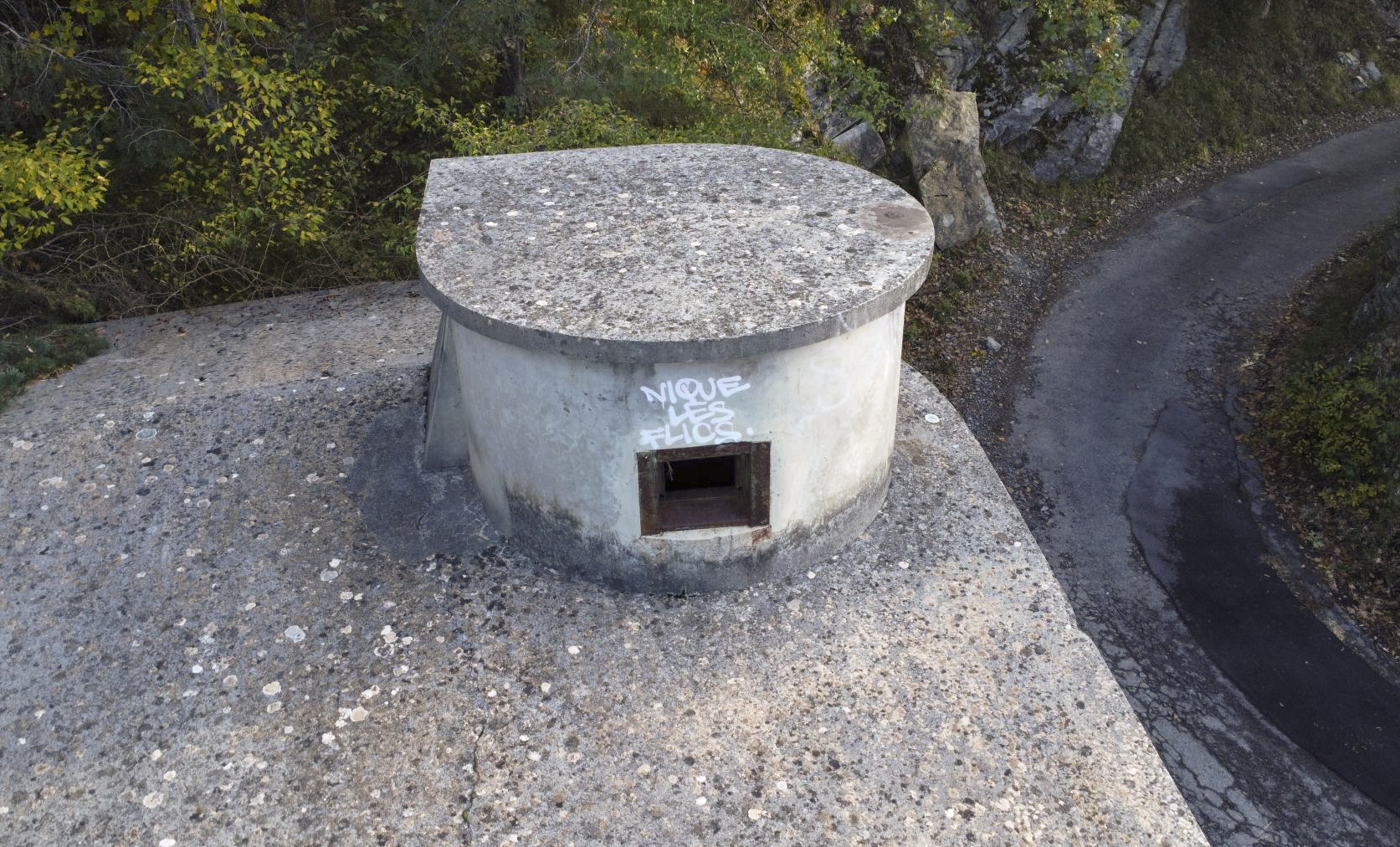 Ligne Maginot - AGAISEN INSTRUCTION - (Stand de tir) - Créneau pour FM sous cloche