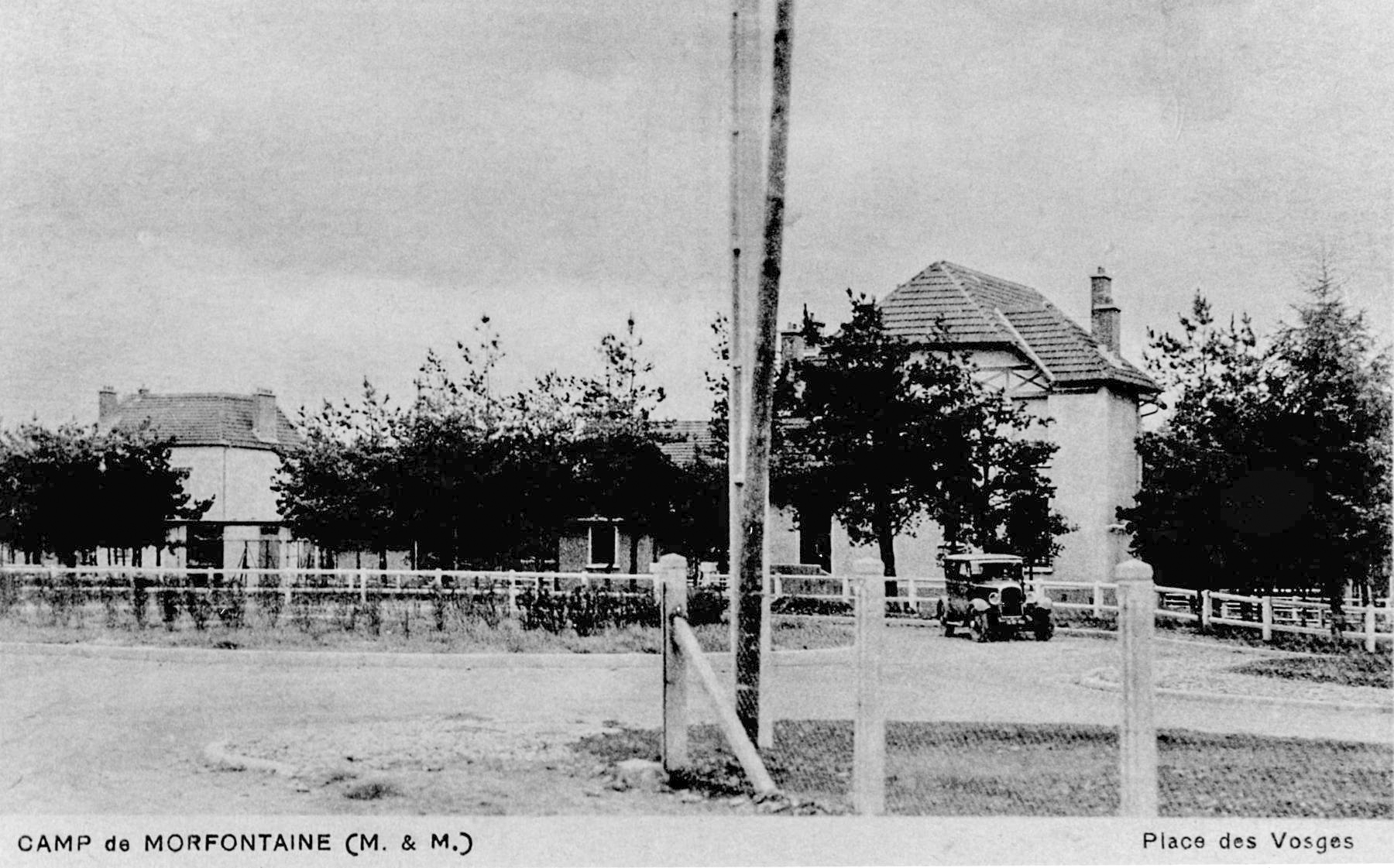 Ligne Maginot - MORFONTAINE - (Cité cadres) - La place des Vosges