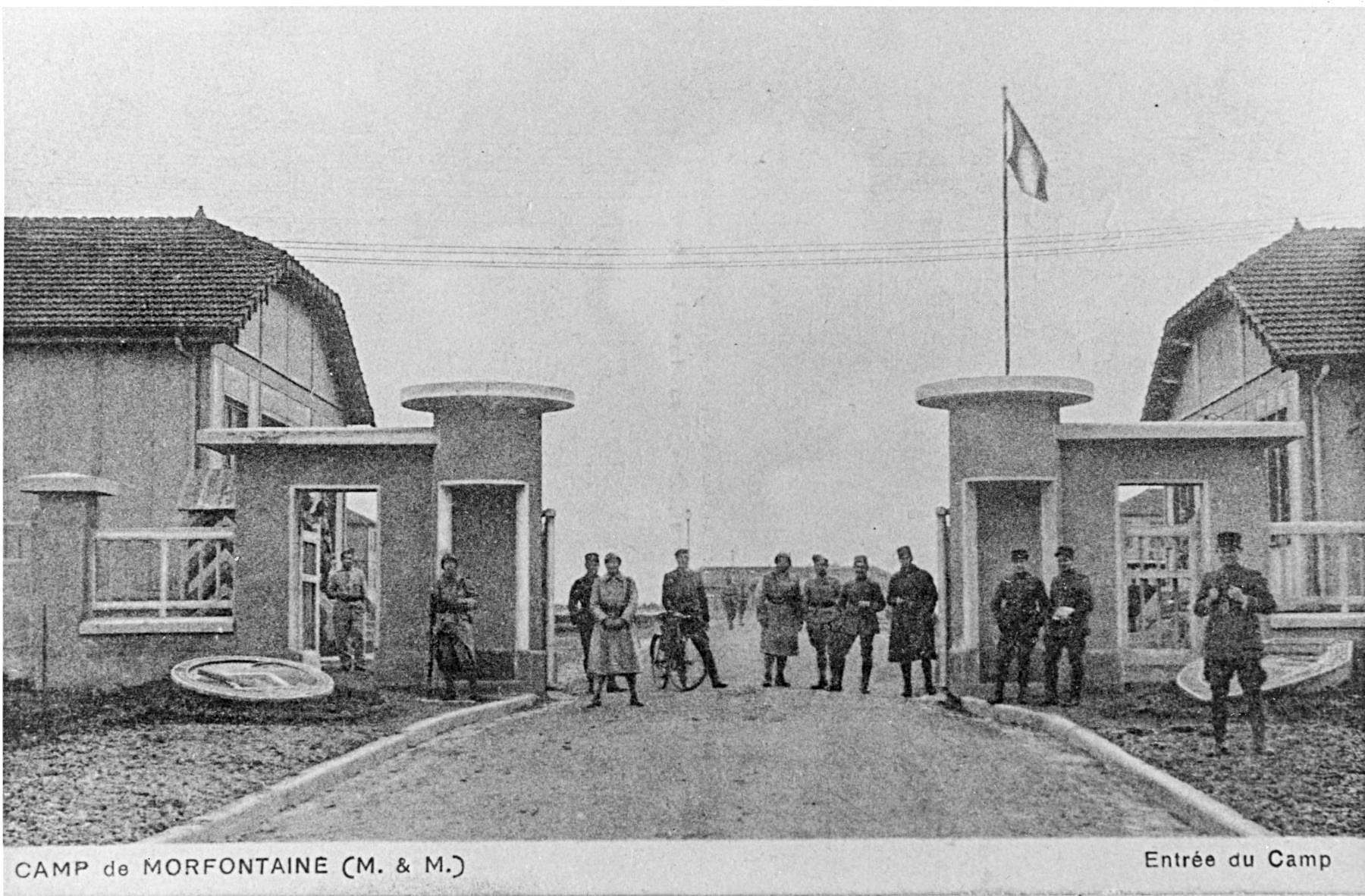 Ligne Maginot - MORFONTAINE - (Camp de sureté) - Entrée du camp 
Carte postale