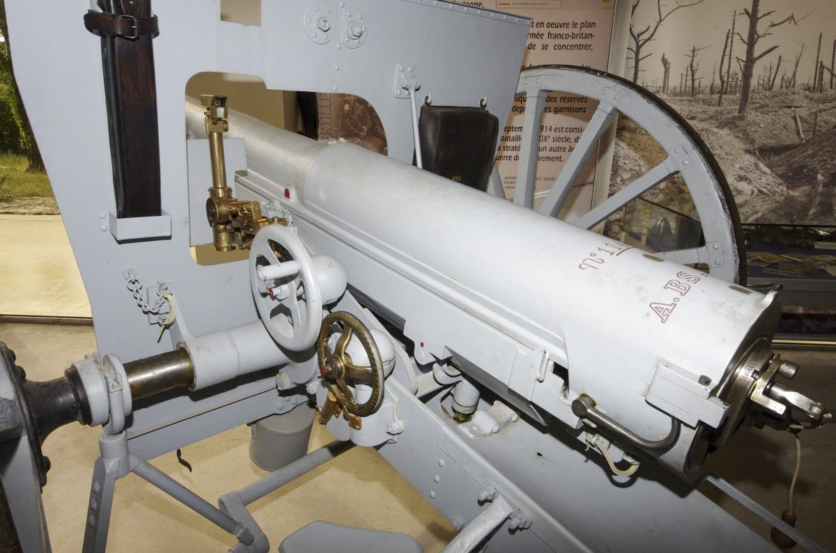 Ligne Maginot - Matériel de 75 mle 1897 - Musée de l'Artillerie (Draguignan)