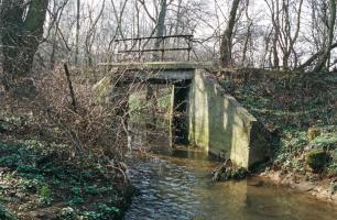 Ligne Maginot - VF60 - ROCADE SAINT-HUBERT / BOULANGE / MANCE - PARTIE SFT - (RESEAU - Voie 60 - Antenne ou rocade ferroviaire) - Pont sur le Krebsbach