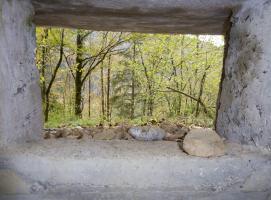 Ligne Maginot - CHARMAUVILLERS - (Blockhaus pour canon) - Créneau AC de 25mm