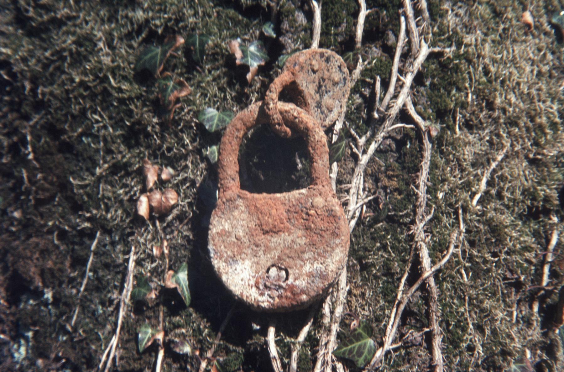 Ligne Maginot - AT13 - (Cuve pour arme d'infanterie) - Objet trouvé lors du nettoyage