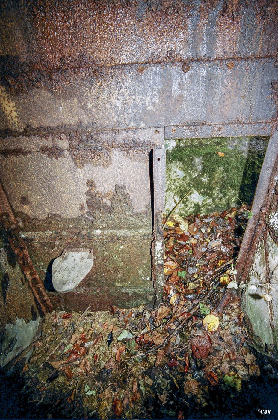 Ligne Maginot - CB3-A - (Observatoire d'artillerie) - Intérieur de la guérite