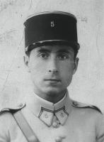 Ligne Maginot - AUBERT Daniel (AUBERT) - Le  lieutenant Aubert lors de son affectation au 5° Régiment d'Infanterie à Courbevoie en 1931
