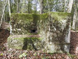 Ligne Maginot - BB35 - (Blockhaus pour arme infanterie) - La façade de tir.