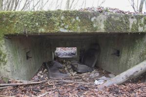 Ligne Maginot - BBO3 - (Blockhaus pour canon) - Tranchée d’accès bétonnée