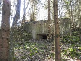 Ligne Maginot - MUEHLENBACH 3 - (Blockhaus pour canon) - La façade de tir du blockhaus.