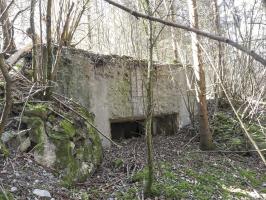 Ligne Maginot - MUEHLENBACH 3 - (Blockhaus pour canon) - La façade de tir du blockhaus.