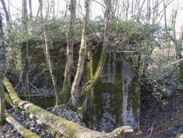 Ligne Maginot - BB163 - STUDEN NORD-EST - (Blockhaus pour arme infanterie) - La façade de tir.