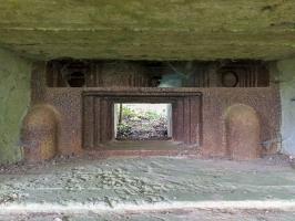 Ligne Maginot - KOHLFELD - (Blockhaus pour canon) - Détail du créneau protégé par une trémie Pamart-Lemaigre