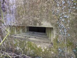 Ligne Maginot - KLEIBORN NORD - (Blockhaus pour canon) - La façade de tir du blockhaus.