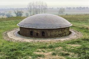 Ligne Maginot - SCHOENENBOURG - (Ouvrage d'artillerie) - Bloc 3
Une tourelle de 75