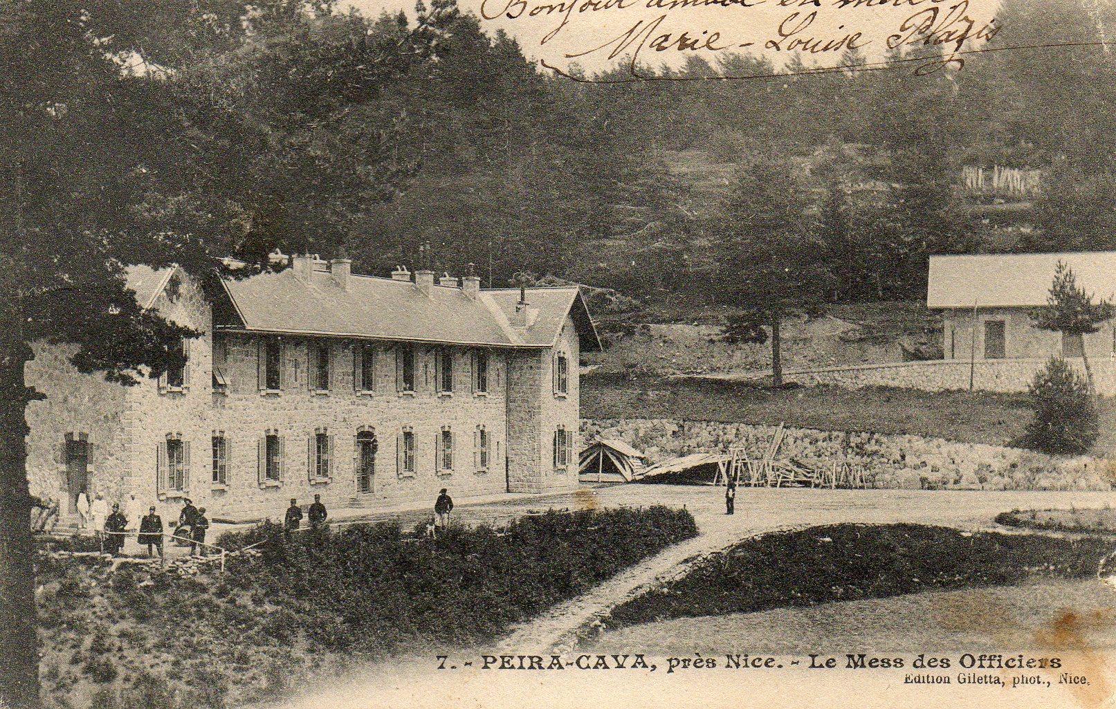 Ligne Maginot - PEIRA CAVA - CASERNE CRENANT - (Cité Cadres) - Le Mess des officiers
Carte postale non datée
