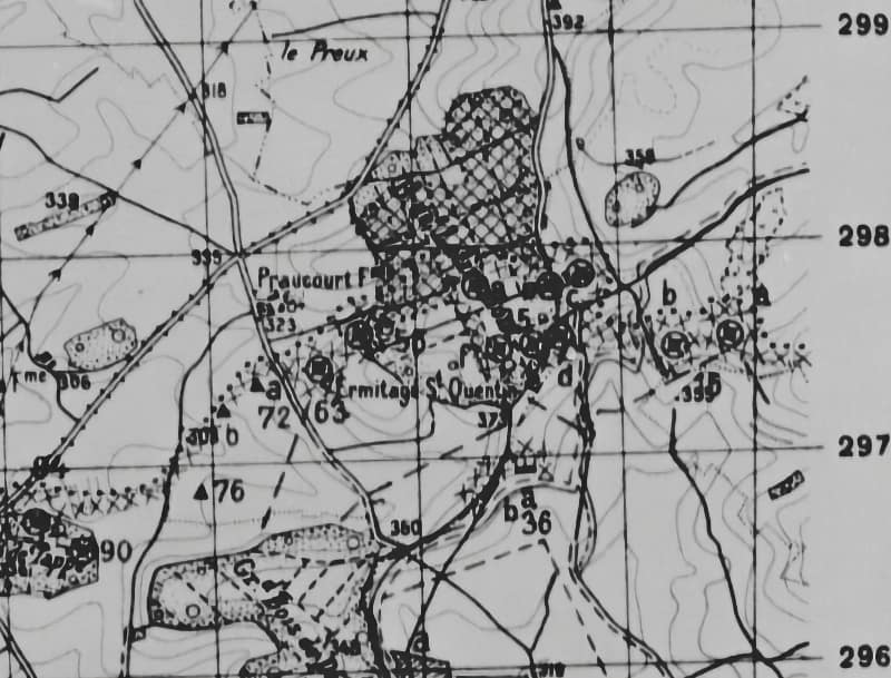 Cartes allemandes de la ligne Maginot