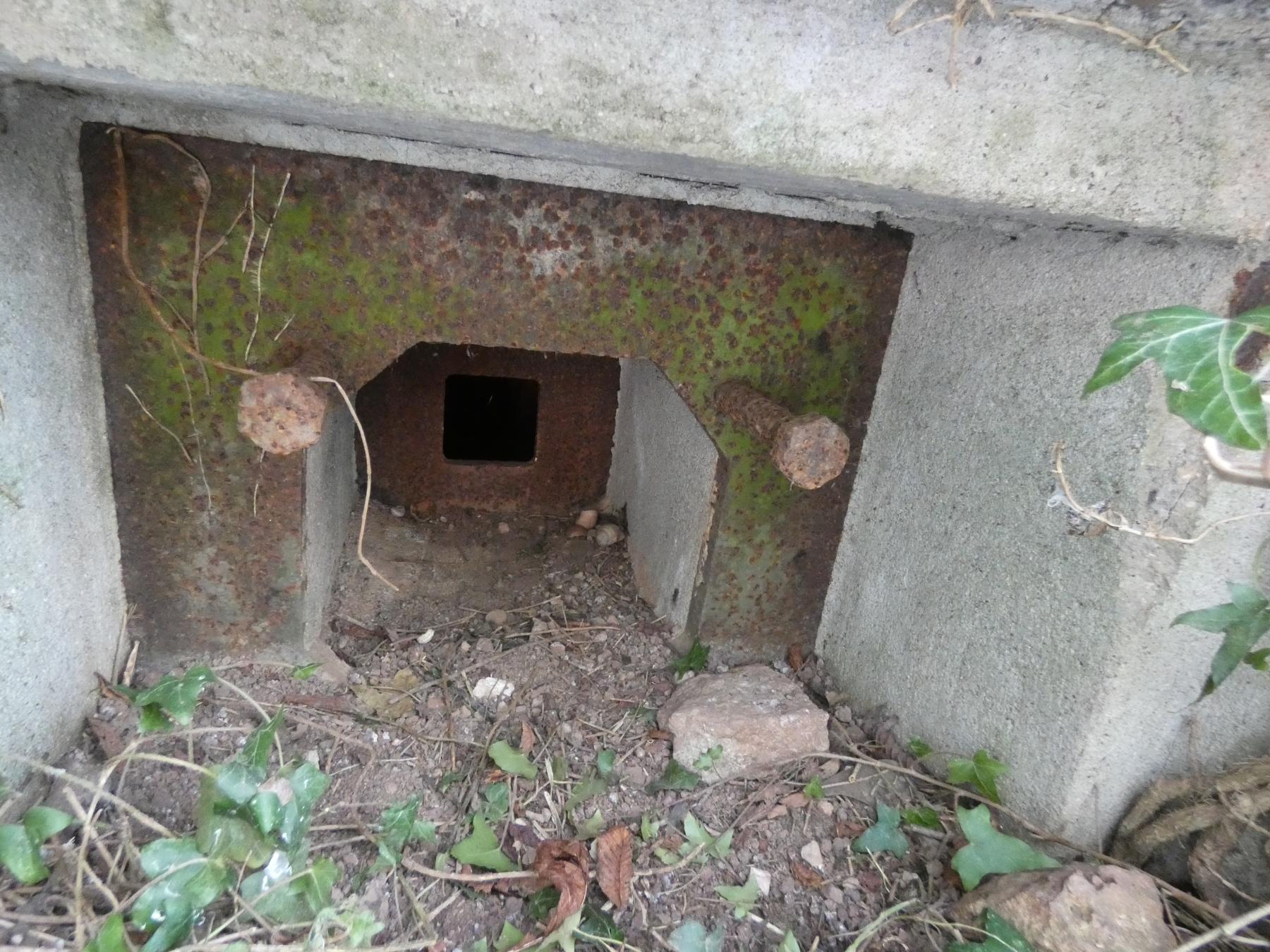 Ligne Maginot - KEMPLICH SUD 2 - (Blockhaus pour arme infanterie) - Le créneaux pour FM.