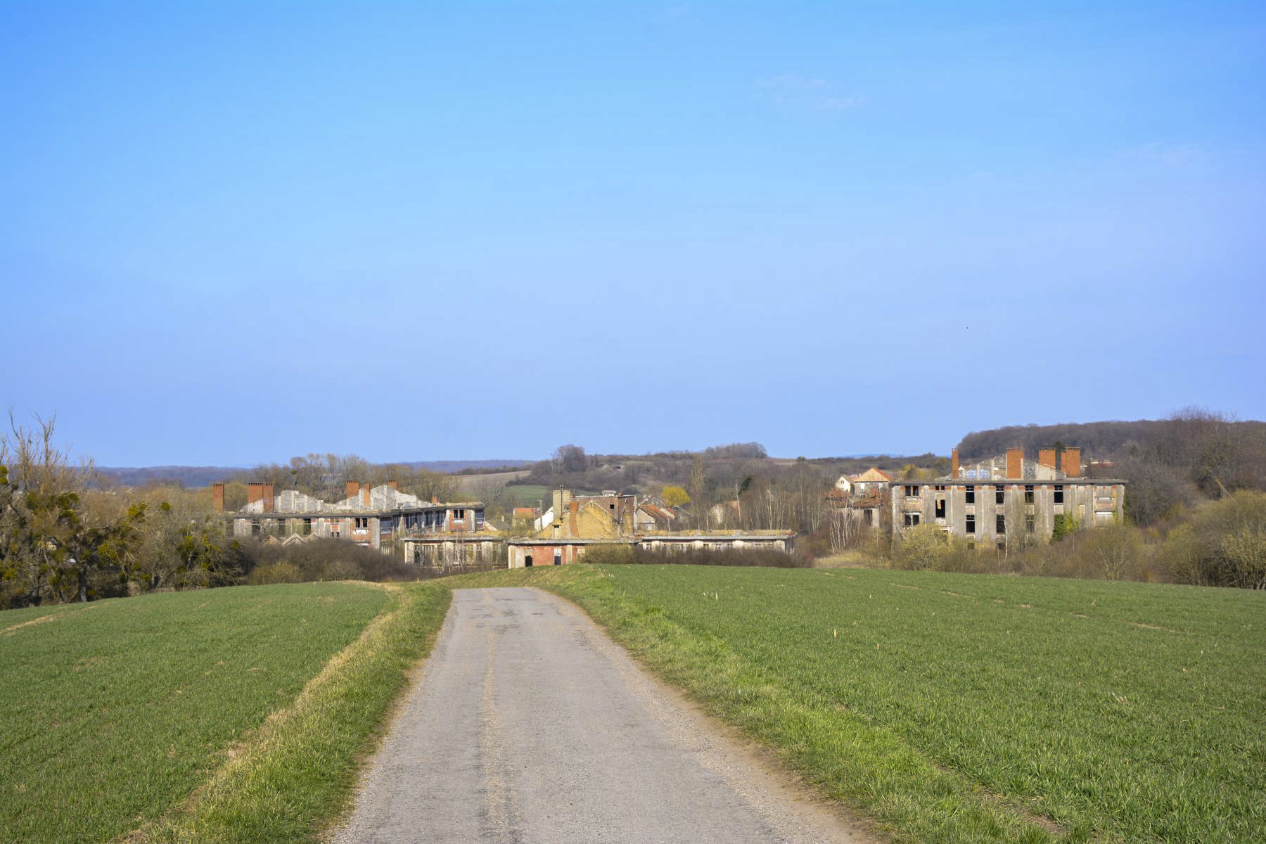 Ligne Maginot - BOCKANGE - (Camp de sureté) - Vue d'ensemble du casernement