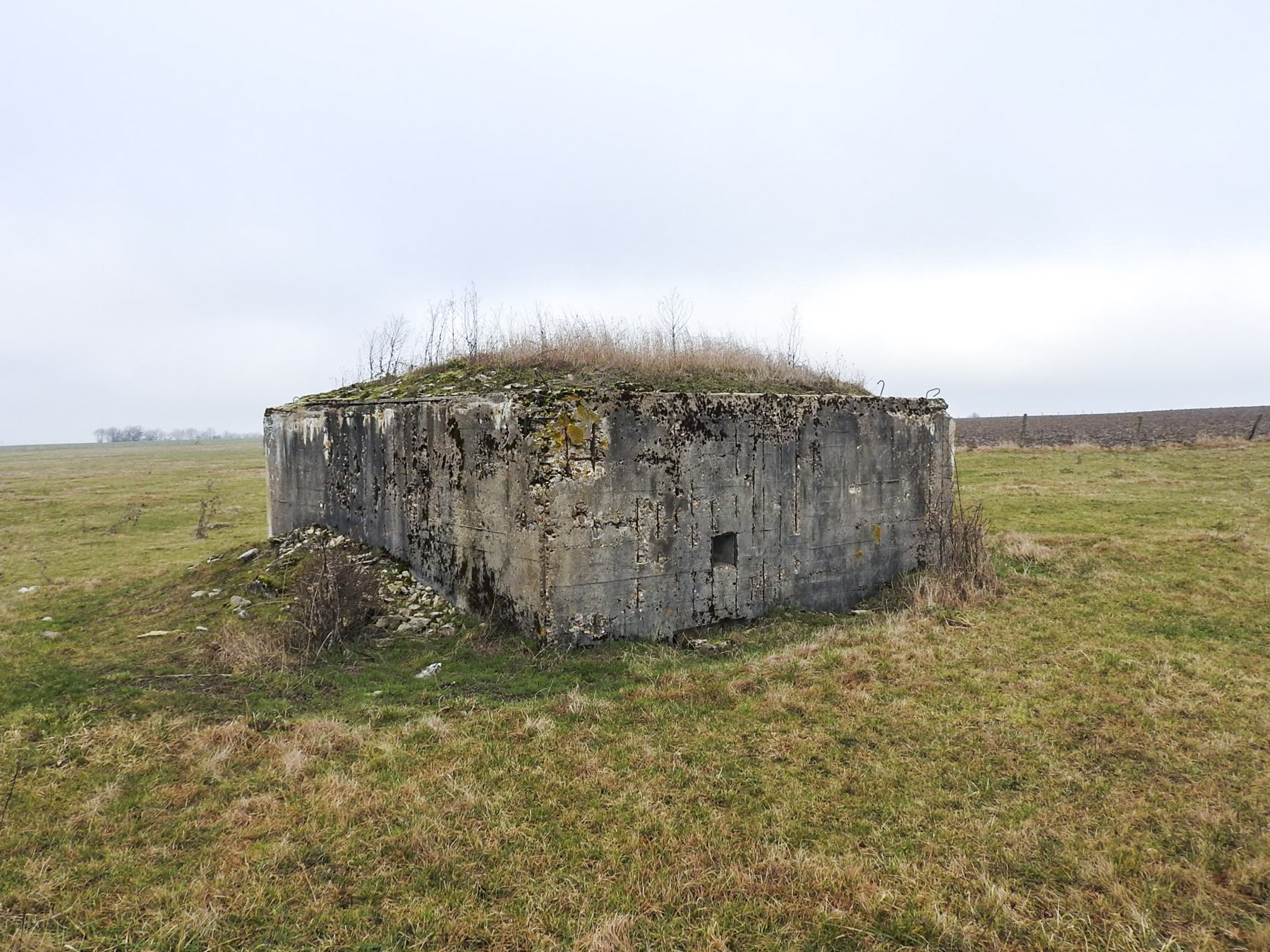 Ligne Maginot - BB21-C - KIRCHENCOUPE - (Blockhaus de type indéterminé) - La façade arrière.