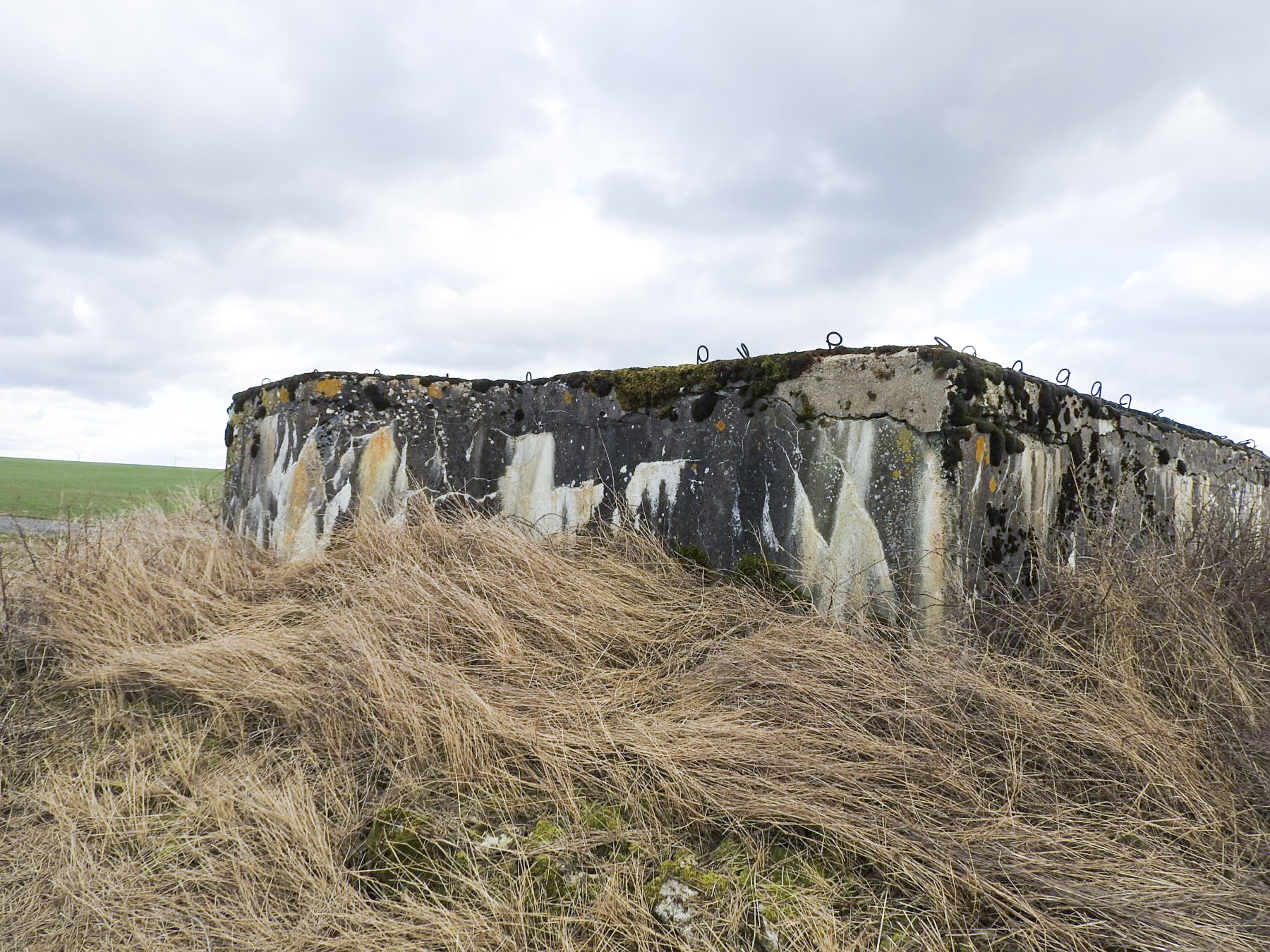 Ligne Maginot - HOCHWAELDEN OUEST - (Blockhaus pour arme infanterie) - La façade de tir.